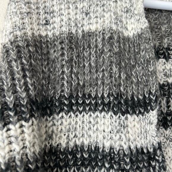 Vintage Mossimo Knit open cardigan sweater striped long normcore Y2K winter S - Picture 10 of 11